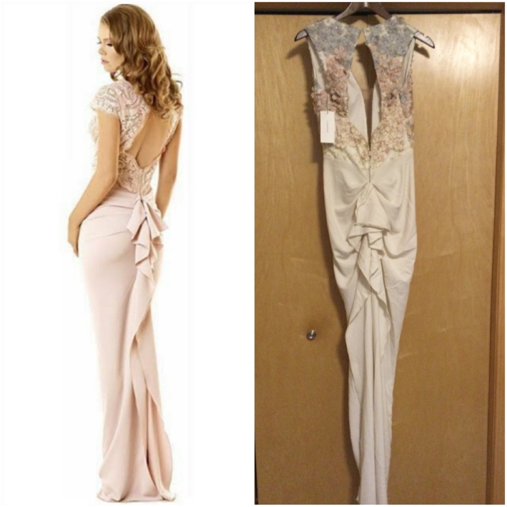 Nicole Bakti Women's Peach Flower Applique - Picture 15 of 16